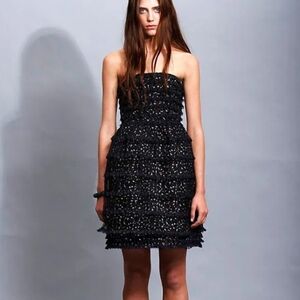 MARC BY MARC JACOB  2011 Strapless Ruffles Tulle Mesh Mini Dress 2